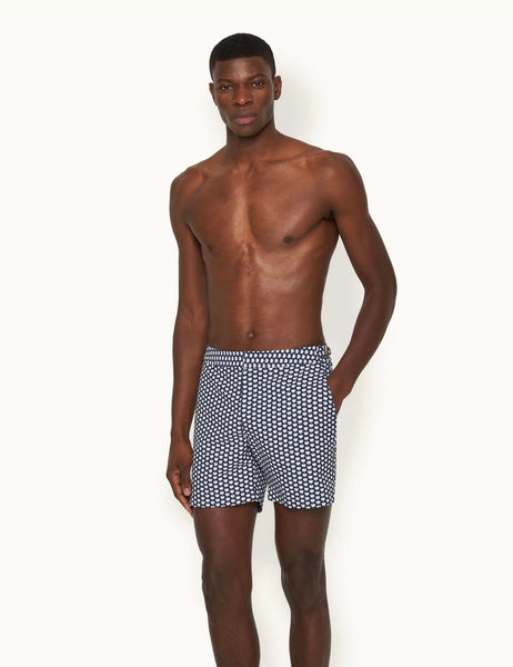 BULLDOG JACQUARD - Swim Shorts