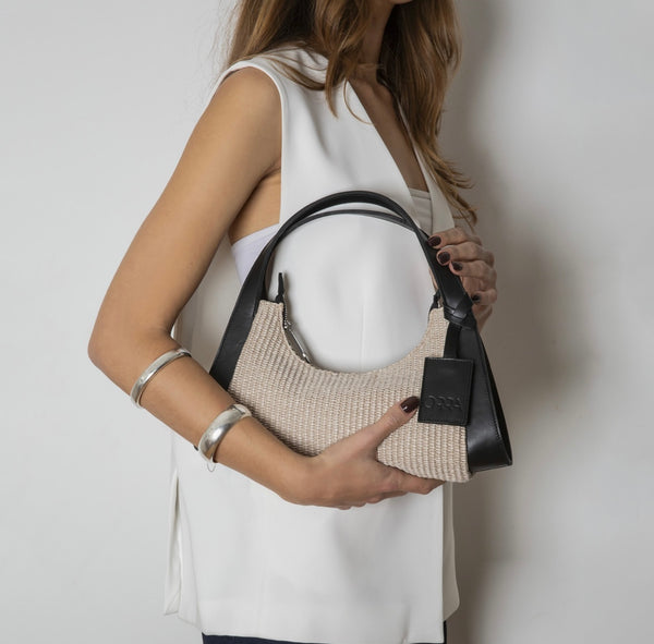 Juliana Raffia Bag - Beige