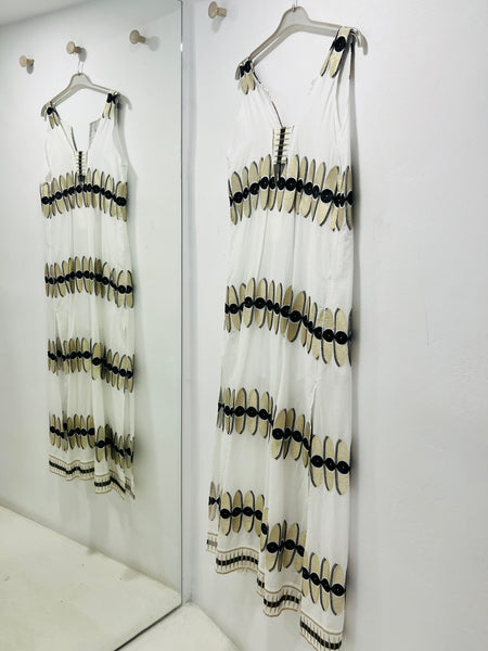 “Olive” Embroidered Dress