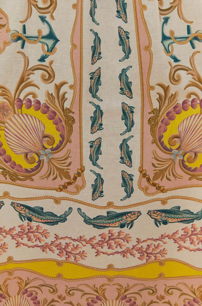 Off-White Maritime Magic Lenzing™ Ecovero™ Euroflax™ Maxi Dress