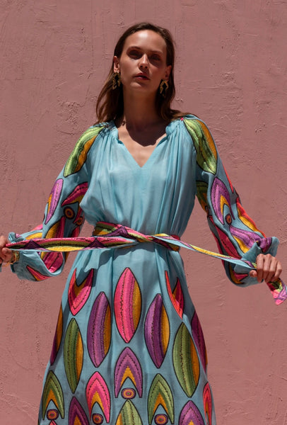 Niva Dress – Turquoise