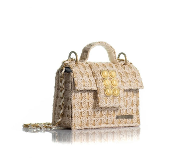 The Petite New Yorker - Straw Ivory/Gold