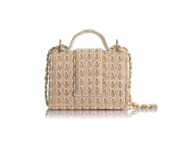 The Petite New Yorker - Straw Ivory/Gold