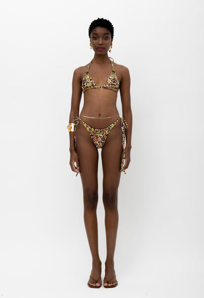 ROAR LEOPARD FLORAL BIKINI