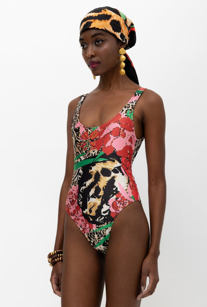 JUNGLE ROSE ONE-PIECE