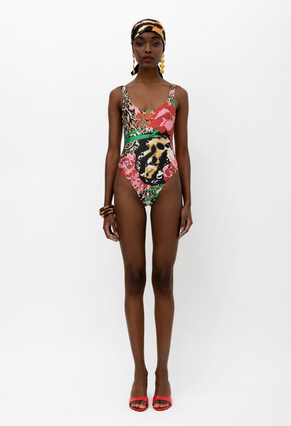 JUNGLE ROSE ONE-PIECE