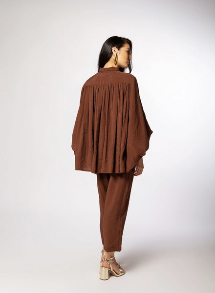 SHIRT BALOON SLEEVE - WHITE