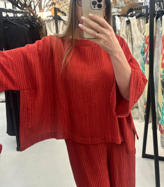 ART BLOUSE - CHILLI 🌶️