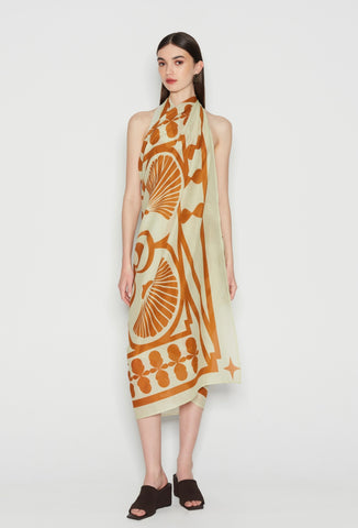 SHELL IN LOVE SARONG - Brown