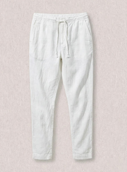 Carrot Fit Pants - White
