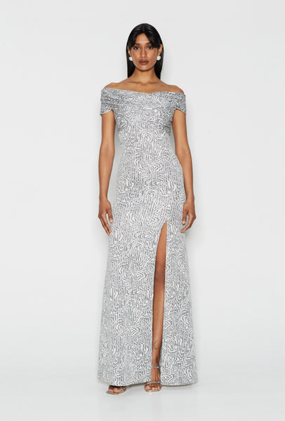 DORIAN DRESS - SILVER