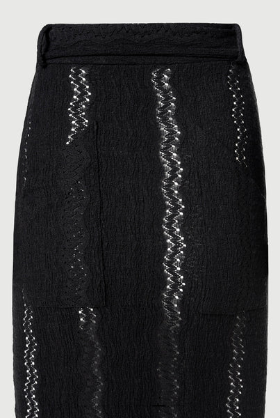 SUNRAYS SKIRT - BLACK