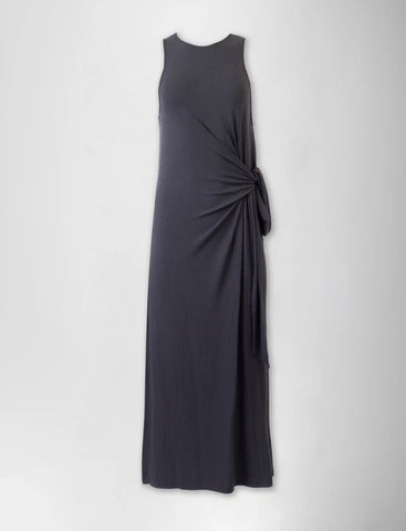 “Eliana” Bamboo Dress - Dark Grey