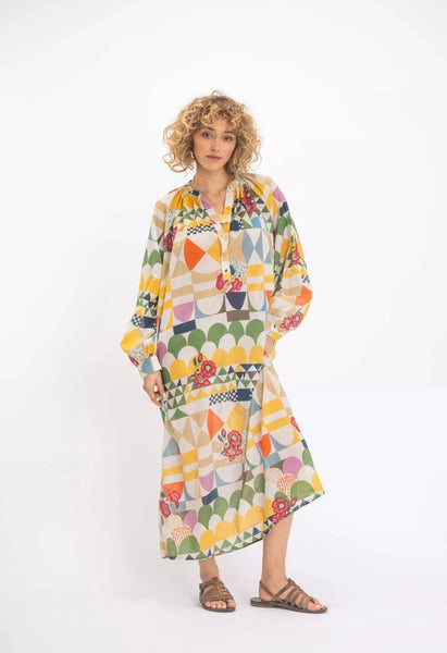LAKSHMI SEVENTIES PATTERN DRESS