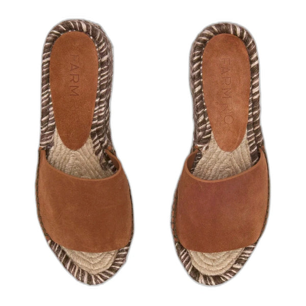 Brown Platform Espadrille Sandal