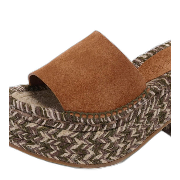 Brown Platform Espadrille Sandal