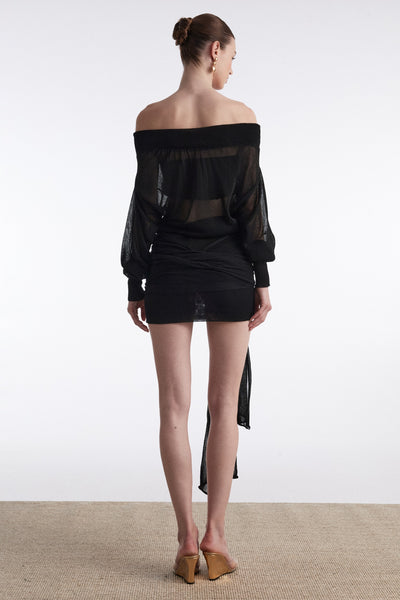 NO.26 MINI DRESS BLACK