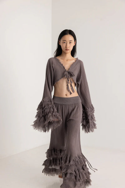 SAVANAH PANTS - STONE GREY