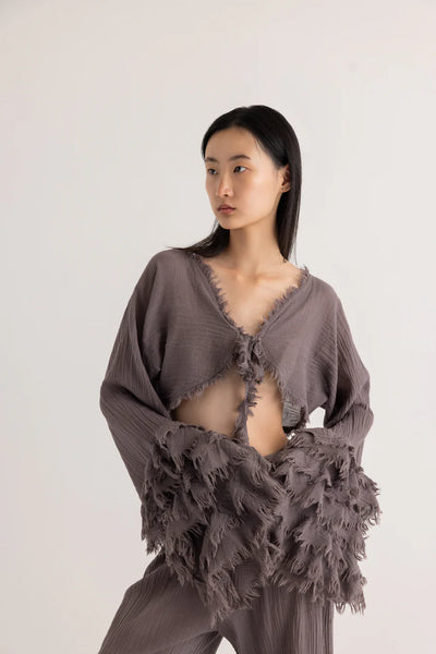 ALASKA BOLERO - STONE GREY