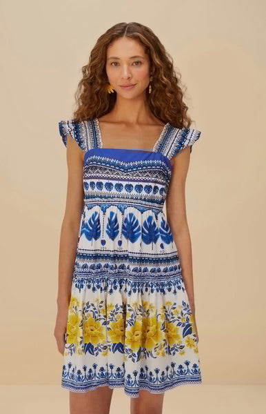 Off-White Zuli Organic Cotton Mini Dress