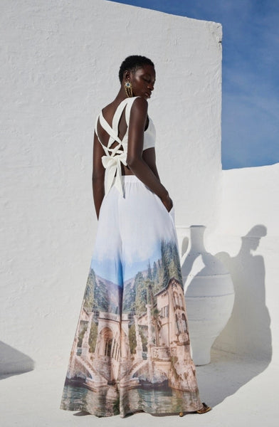 WIDE LEG TROUSERS - VILLA MONASTERO