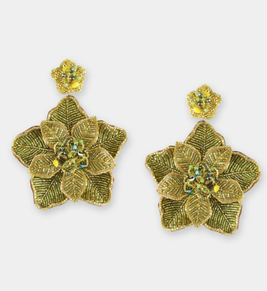 Primrose Earrings - Lime