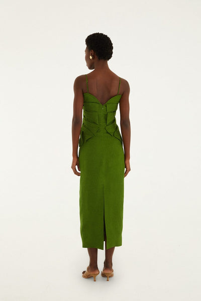 Leaf Premium Linen Maxi Dress 🍃