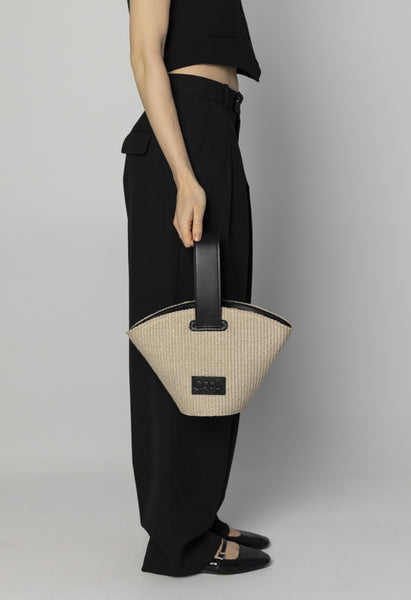 Anasinthesis Raffia Bag - Beige