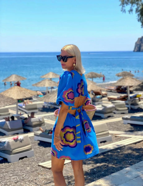 THELMA DRESS - ROYAL BLUE