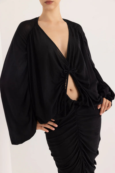 APHRODITE MAXI DRESS - BLACK