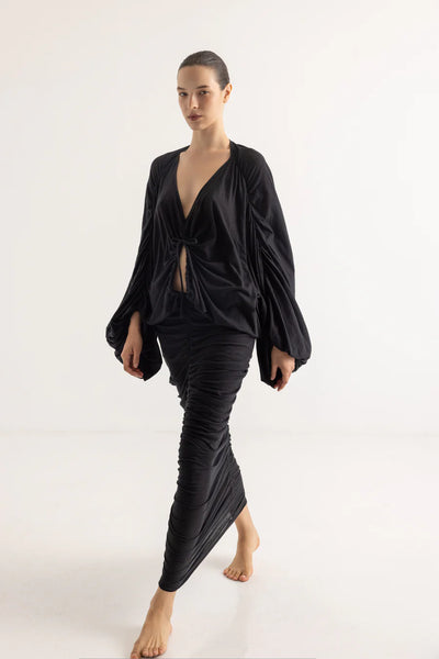 APHRODITE MAXI DRESS - BLACK