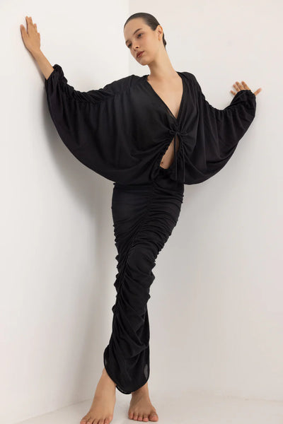 APHRODITE MAXI DRESS - BLACK