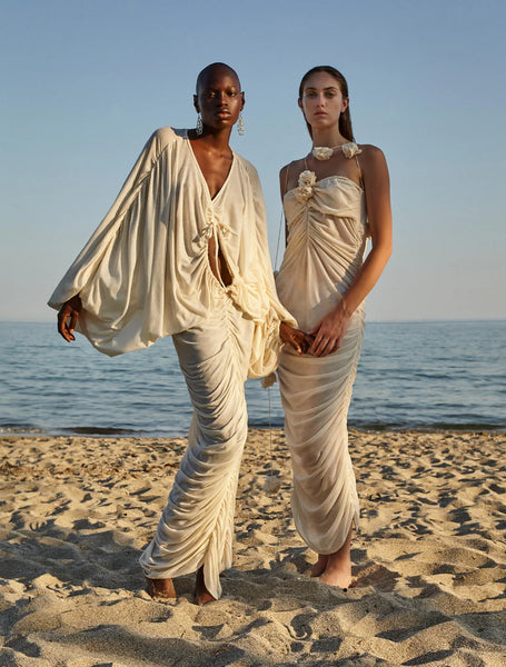 APHRODITE MAXI DRESS - OFF WHITE