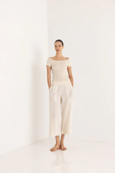 ISLA PANTS - OFF WHITE