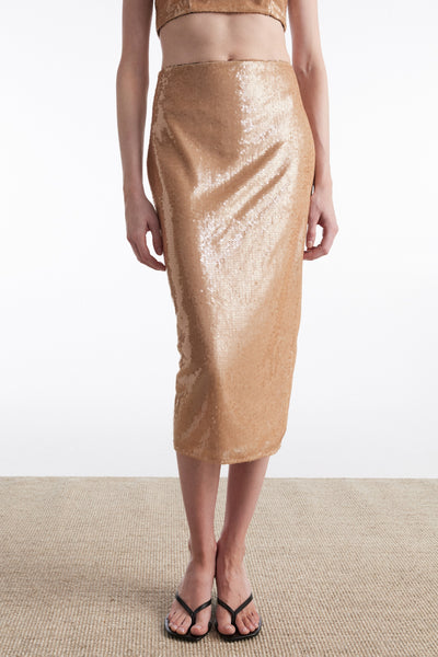 HOT SUN MIDI SKIRT