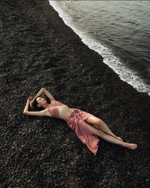 NELL TOP - RUSTY PINK