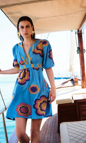 THELMA DRESS - ROYAL BLUE