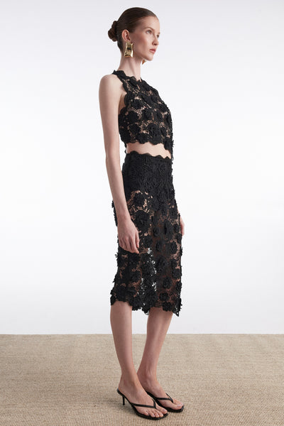 CHARLOTTE TOP BLACK
