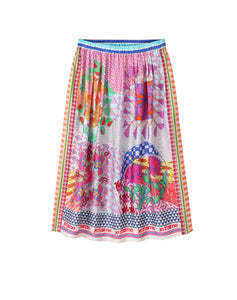 Elizabeth Rangoli Printed Midi Skirt