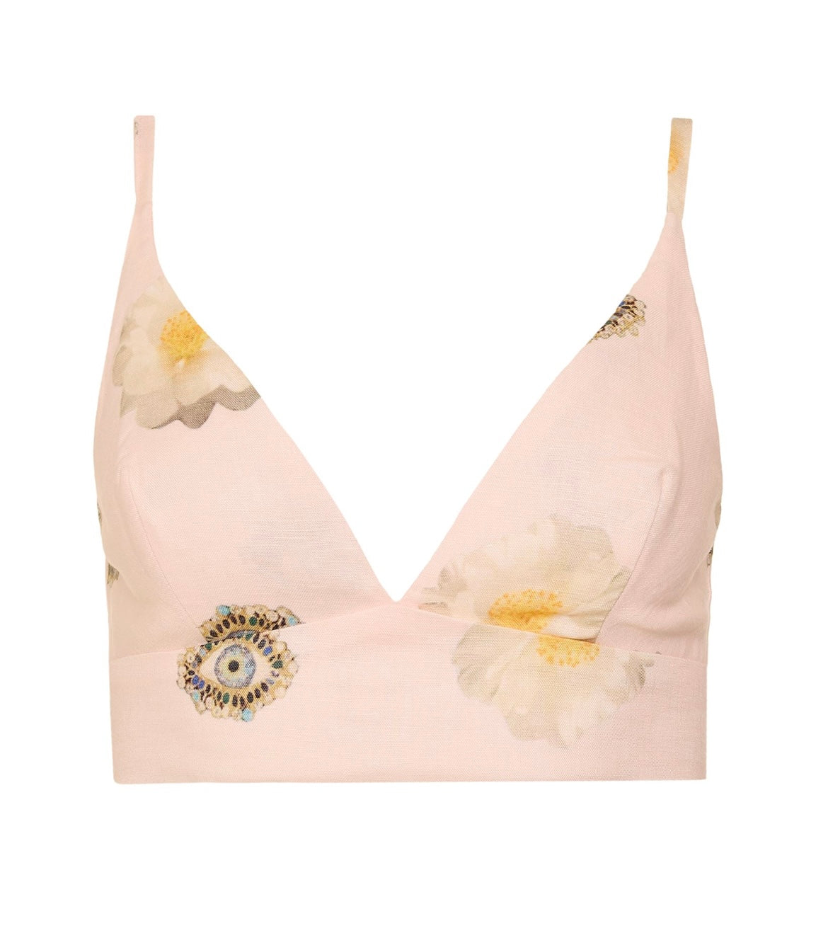 Aethra Eyes Allure - Linen printed bralette