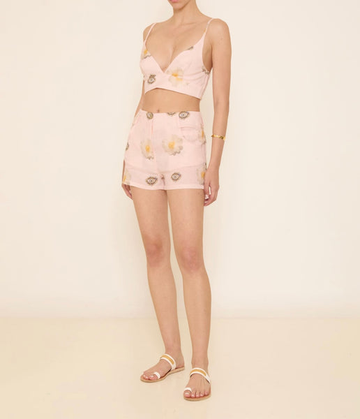 Aethra Eyes Allure - Linen printed bralette