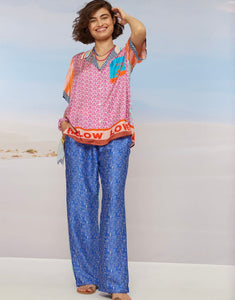 Avery Straight Leg Rangoli Printed Trousers