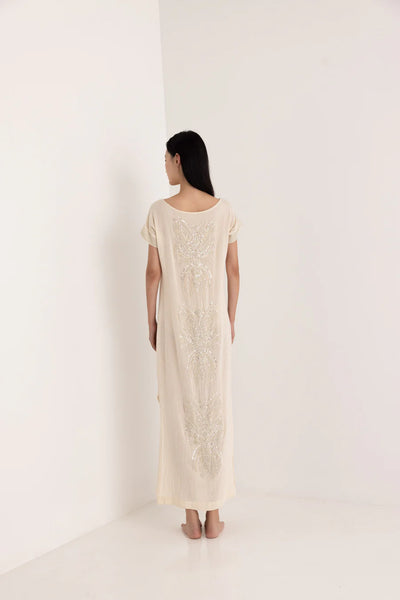 INES MAXI DRESS - OFF WHITE