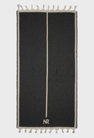 NR BEACH TOWEL - BLACK