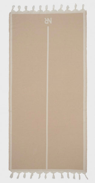 NR BEACH TOWEL - BEIGE