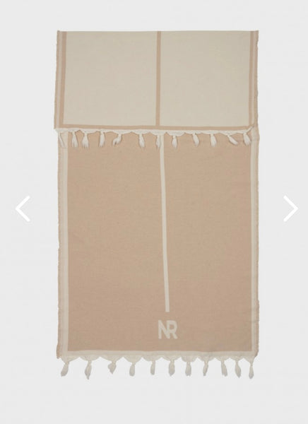 NR BEACH TOWEL - BEIGE