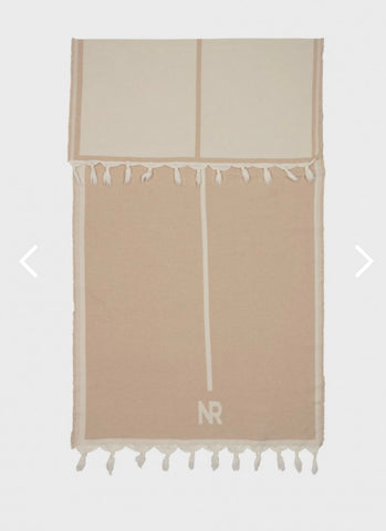 NR BEACH TOWEL - BEIGE