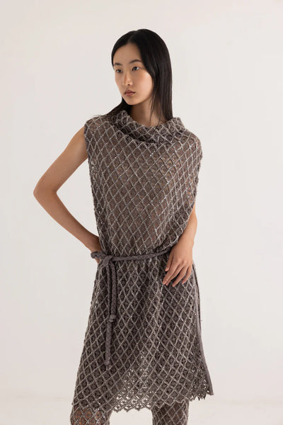 POSITANO COVER-UP - STONE GREY