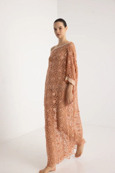 RIVIERA MAXI CAFTAN - APRICOT