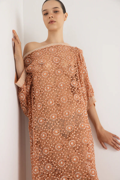 RIVIERA MAXI CAFTAN - APRICOT